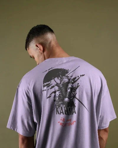 Karma is My Katana – Samurai Warrior Graphic T-Shirt | The Bairagi